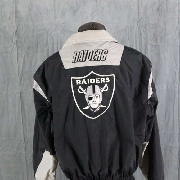 LA Raiders Jacket - Raider 2 Tone Windbreaker - Men's Large - Picture 8 of 10